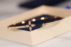 ¡®Imperial¡¯IDYLLE GOLD OPEN BRACELET DIAMOND PAVED