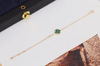 ¡®Imperial¡¯STAR AND SUN 4 MOTIF PINK GOLD MALACHITE BRACELET