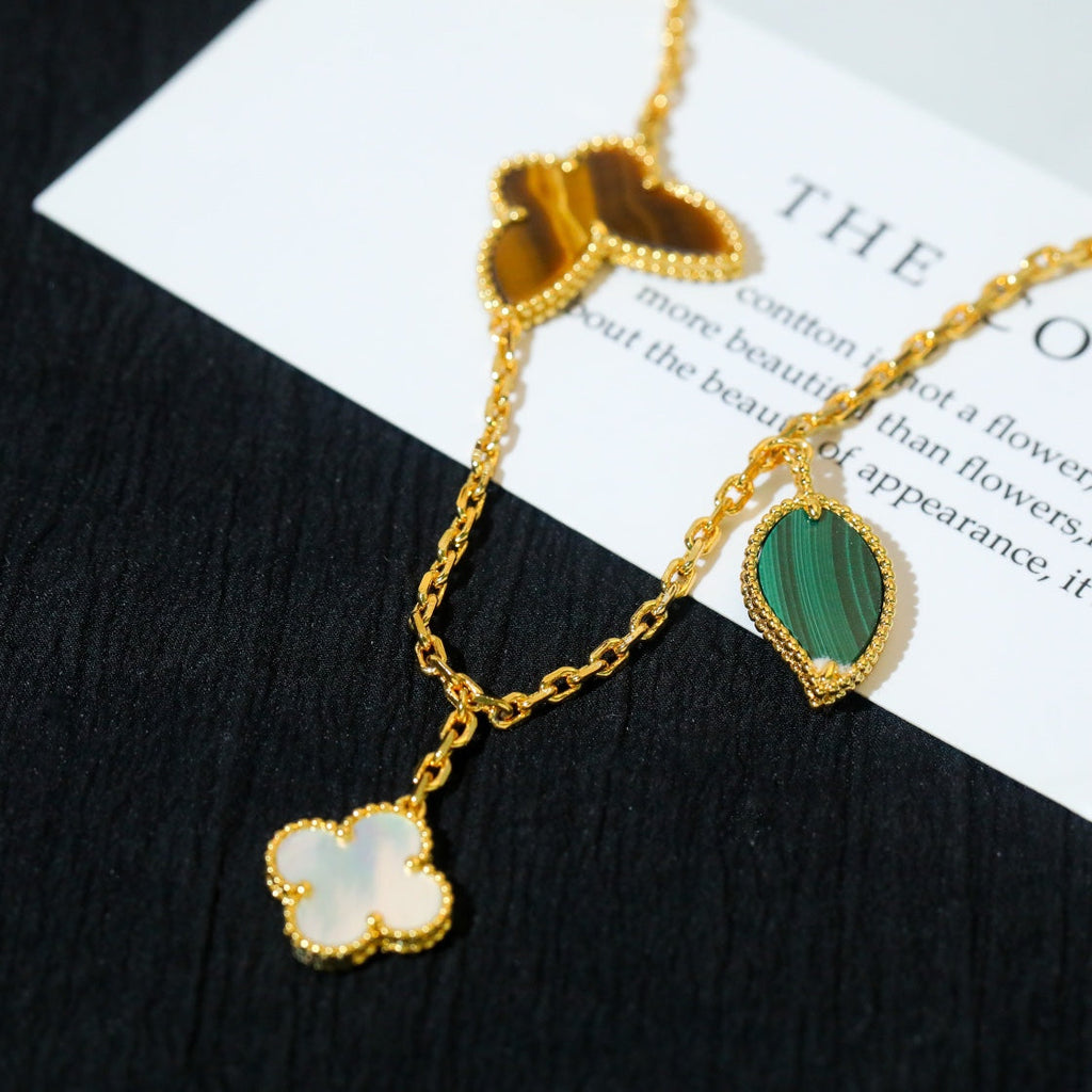 ¡®Imperial¡¯LUCKY SPRING 5 MOTIF GOLD BRACELET