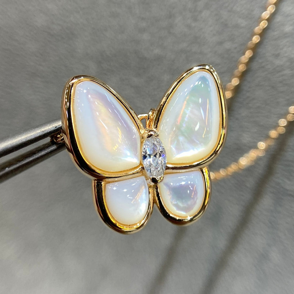 ¡®Imperial¡¯BUTTERFLY MOP DIAMOND NECKLACE