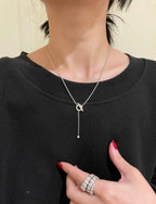¡®Imperial¡¯FINESSE SILVER DIAMOND NECKLACE