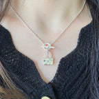 ¡®Imperial¡¯CONSTANCE PEDANT SILVER NECKLACE
