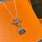 ¡®Imperial¡¯CONSTANCE PEDANT SILVER NECKLACE