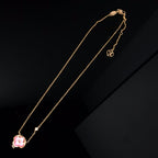 ¡®Imperial¡¯COLOR BLOSSOM PINK MOP SUN GOLD NECKLACE