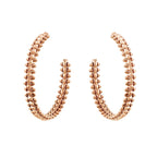 ¡®Imperial¡¯CLASH LARGE HOOP EARRINGS