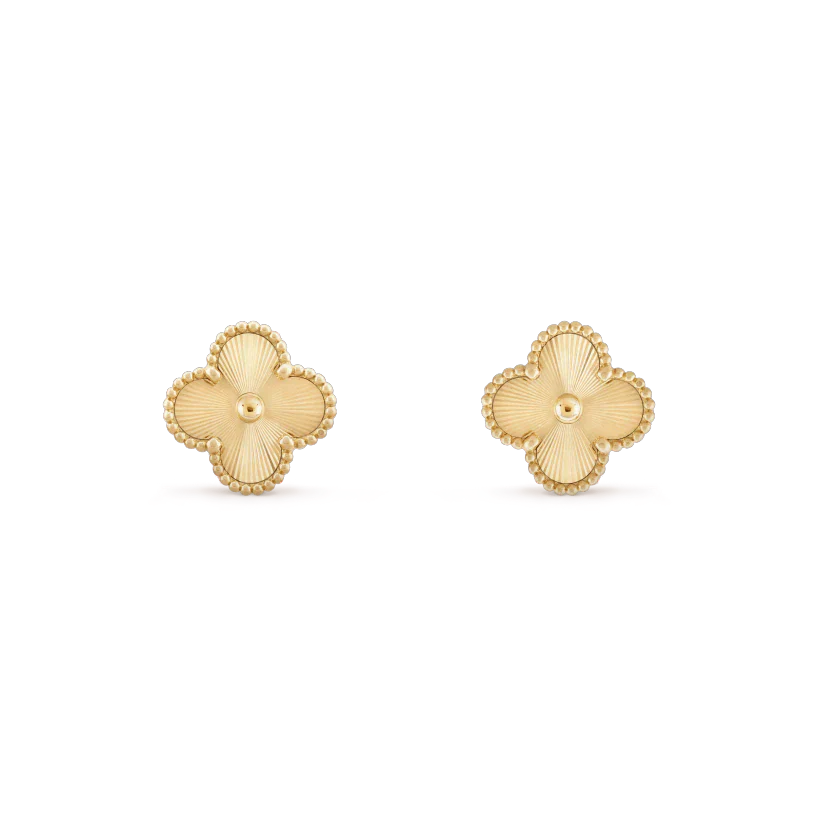 ¡®Imperial¡¯CLOVER MINI 9.5MM LASER EARRINGS