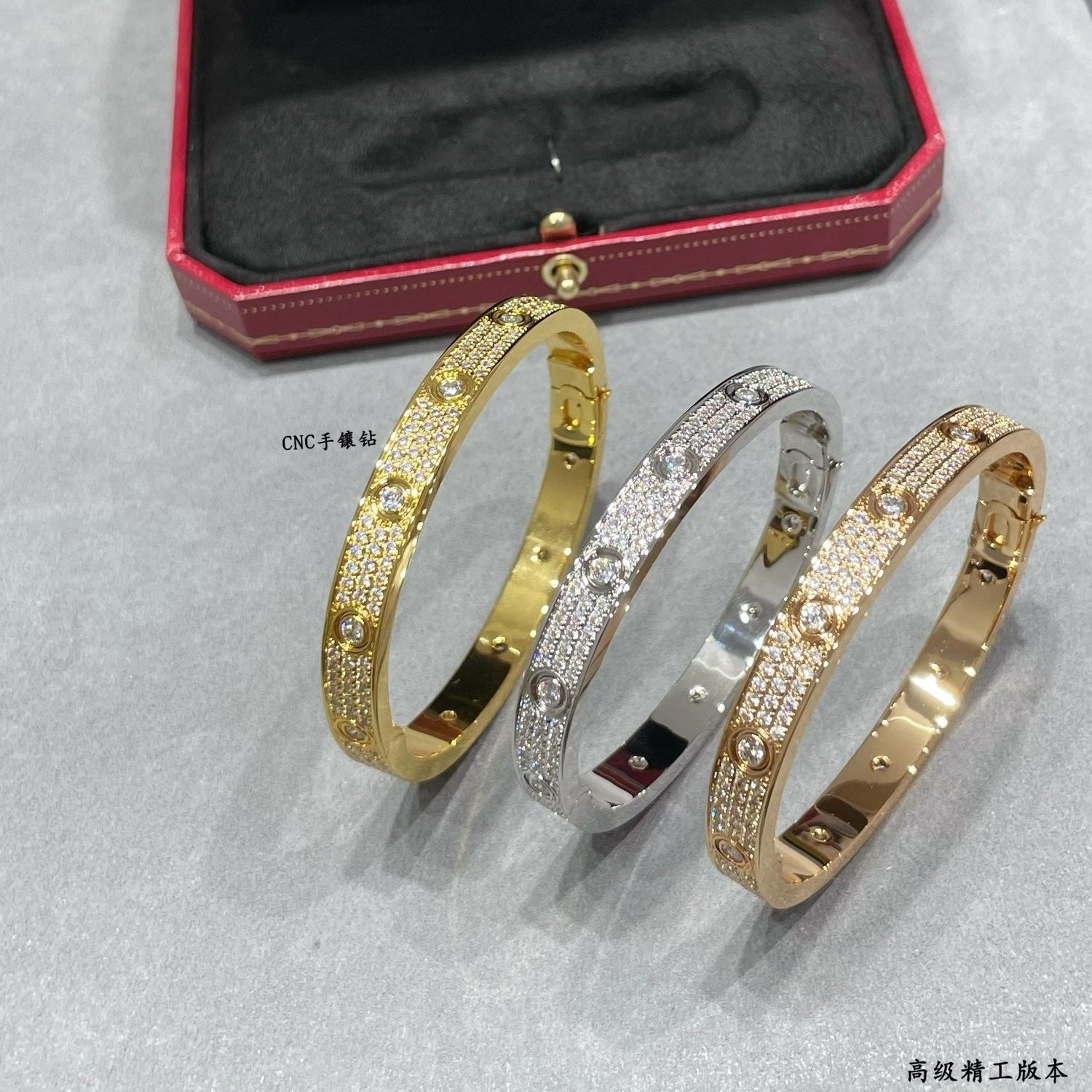 ¡®Imperial¡¯LOVE BRACELET 6.1MM DIAMOND-PAVED 10 BIG DIAMONDS
