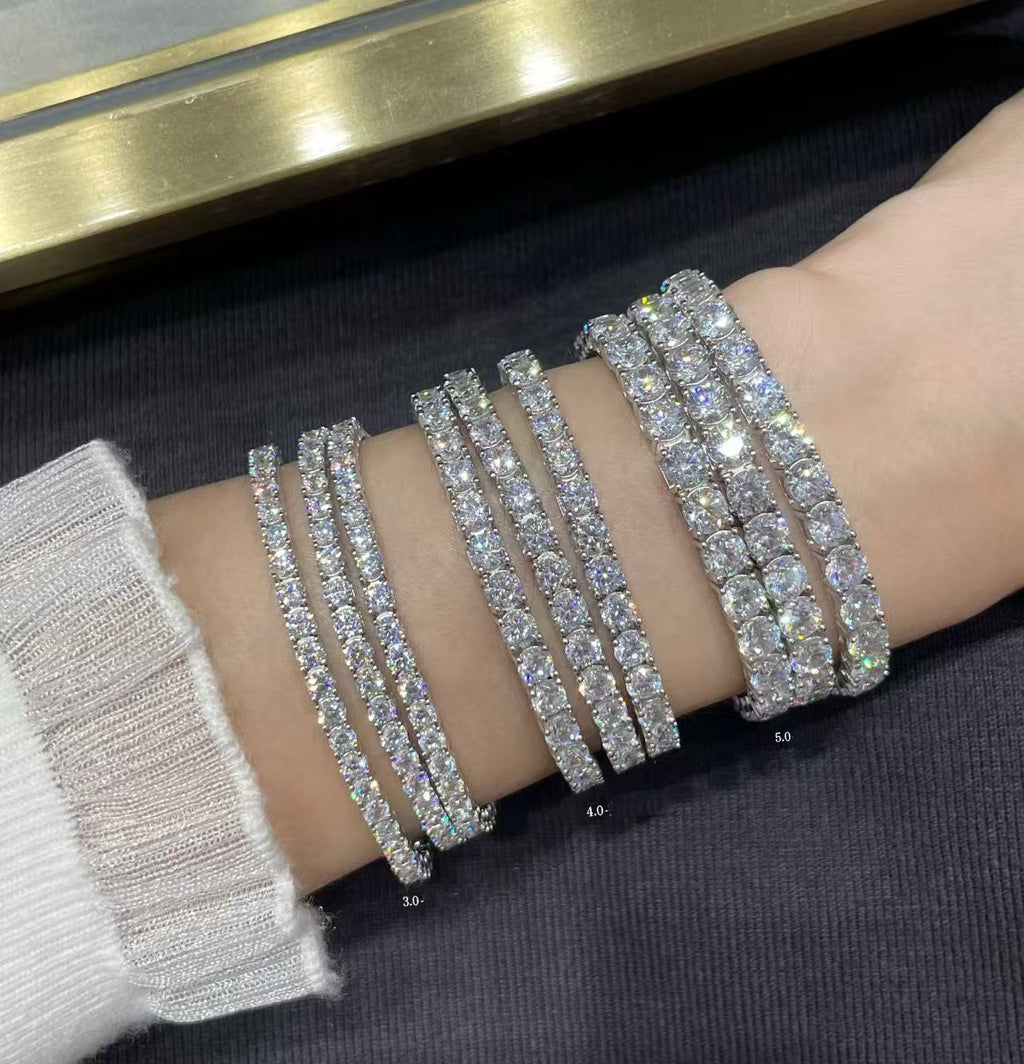 [¡®Imperial¡¯]TENNIS BRACELET WITH FULL DIAMOND SETTING