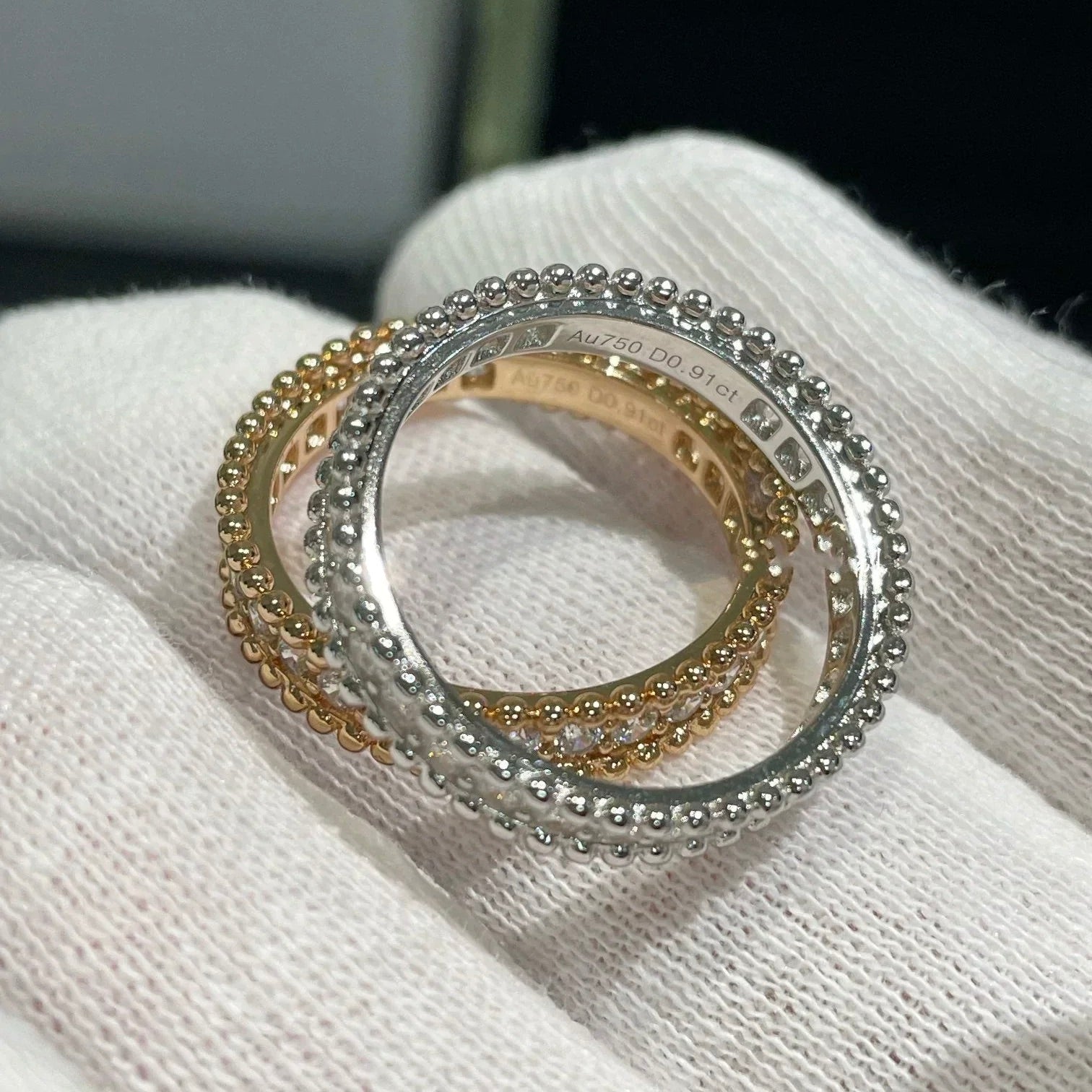 ¡®Imperial¡¯PERLEE DIAMOND SILVER RING