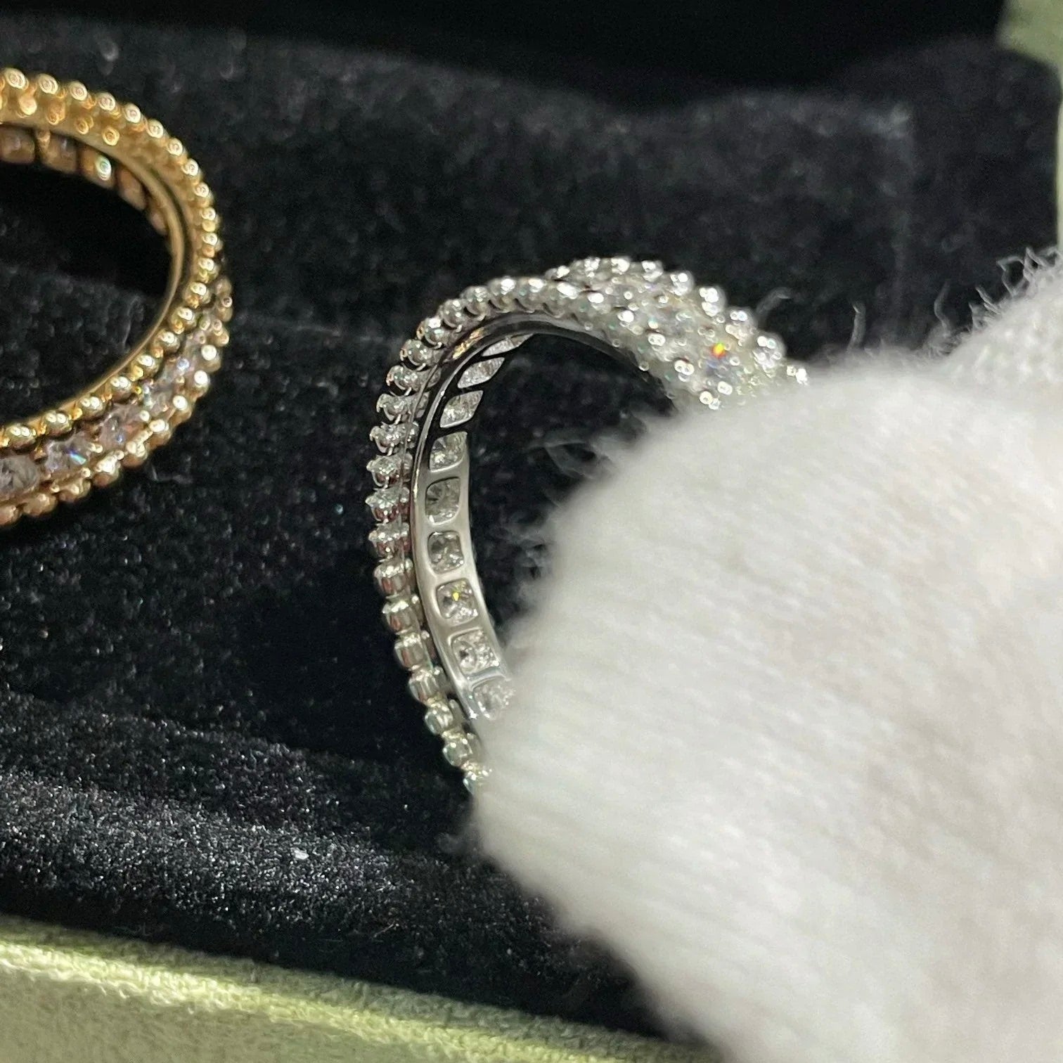 ¡®Imperial¡¯PERLEE DIAMOND SILVER RING