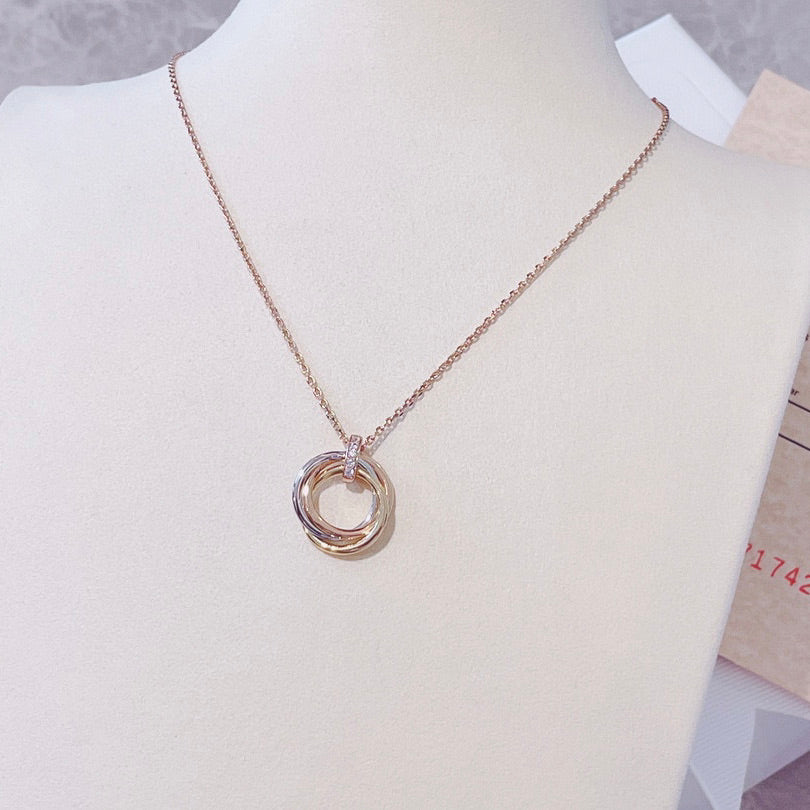 ¡®Imperial¡¯TRINITY NECKLACE GOLD  DIAMONDS