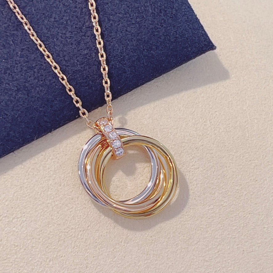 ¡®Imperial¡¯TRINITY NECKLACE GOLD  DIAMONDS