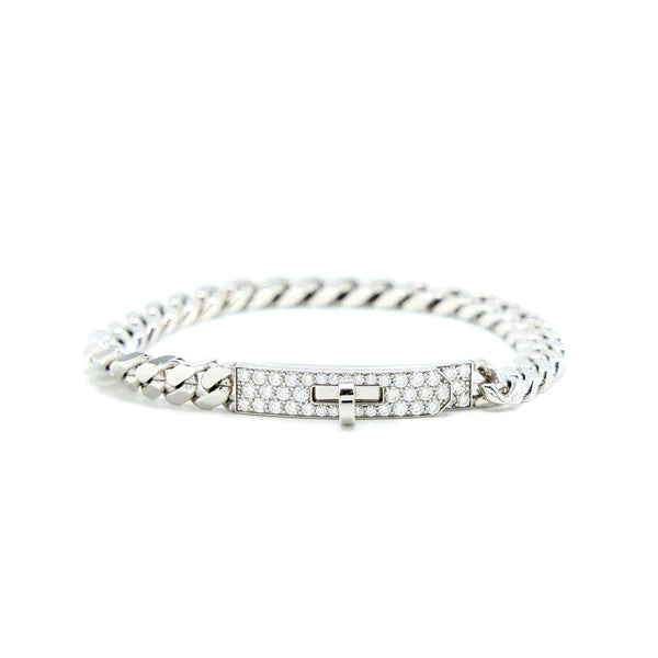 ¡®Imperial¡¯KELLY CHAIN SILVER DIAMOND BRACELET
