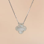 ¡®Imperial¡¯CLOVER  15MM WHITE MOTHER-OF-PEARL SILVER