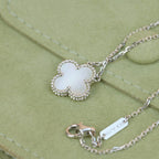 ¡®Imperial¡¯CLOVER  15MM WHITE MOTHER-OF-PEARL SILVER