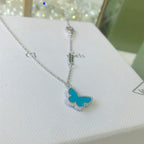 ¡®Imperial¡¯BUTTERFLY TURQUOISE BUTTERFLY BRACELET SILVER