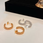 ¡®Imperial¡¯CLASH SMALL HOOP EARRINGS