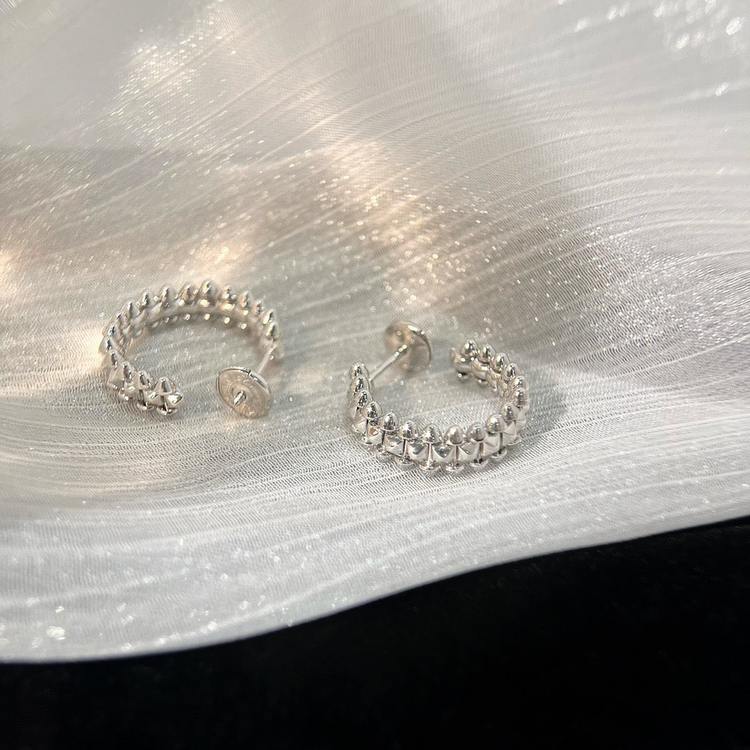 ¡®Imperial¡¯CLASH SMALL HOOP EARRINGS