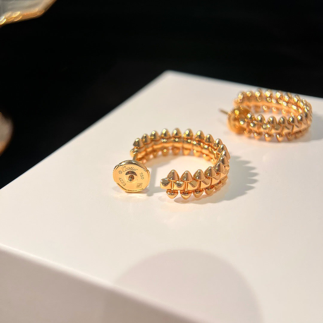 ¡®Imperial¡¯CLASH SMALL HOOP EARRINGS