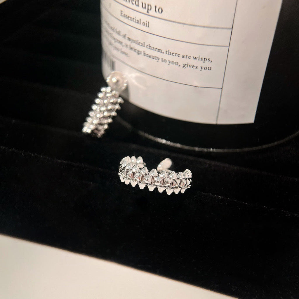 ¡®Imperial¡¯CLASH SMALL HOOP EARRINGS