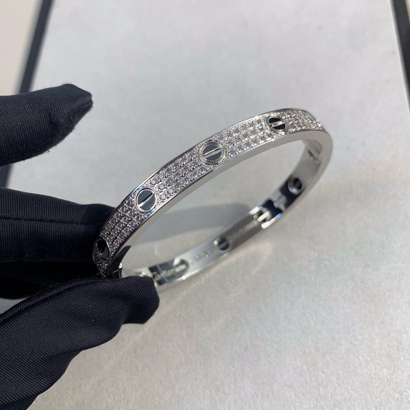 ¡®Imperial¡¯LOVE BRACELET 6.1MM DIAMOND-PAVED CERAMIC