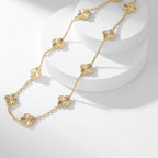 ¡®Imperial¡¯CLOVER 10 MOTIFS LASER NECKLACE