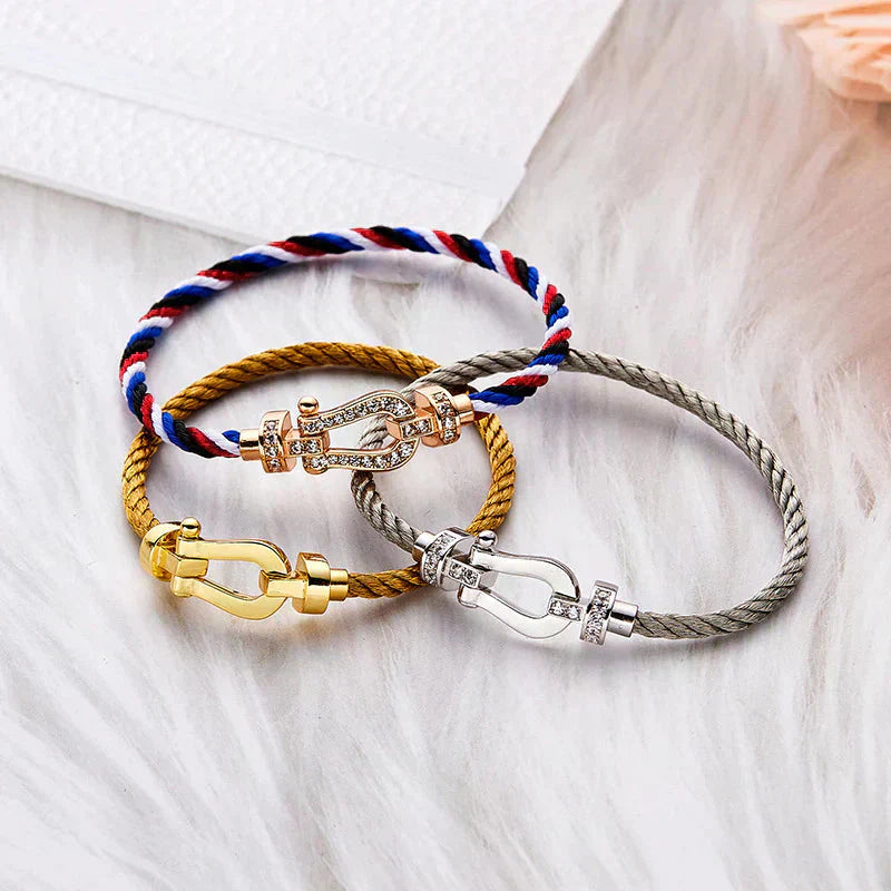 ¡®Imperial¡¯FORCE LARGE HORSESHOE NO DIAMOND BRACELET GOLD