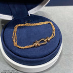¡®Imperial¡¯FORCE SMALL HORSESHOE  DIAMOND CHAIN ROPE BRACELET
