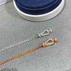 ¡®Imperial¡¯FORCE SMALL HORSESHOE  DIAMOND CHAIN ROPE BRACELET
