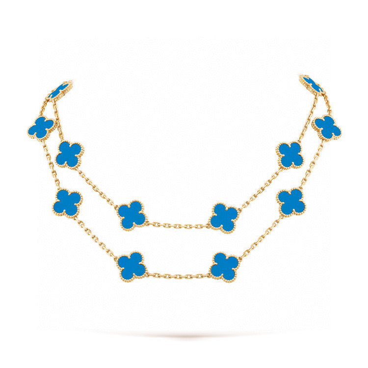 ¡®Imperial¡¯CLOVER 20 MOTIFS TURQUOISE GOLD