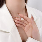 ¡®Imperial¡¯LUCKY  WHITE MOP  PLUM BLOSSOM NECKLACE