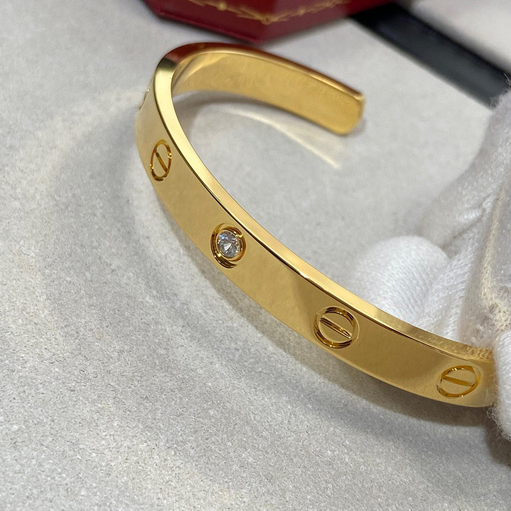 ¡®Imperial¡¯LOVE BRACELET 6.1MM 1 DIAMOND OPEN CUFF