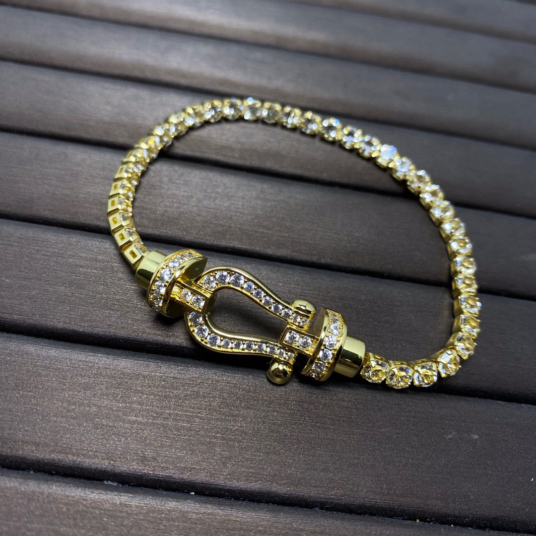 ¡®Imperial¡¯FORCE  HORSESHOE  DIAMOND TENNIS BRACELET