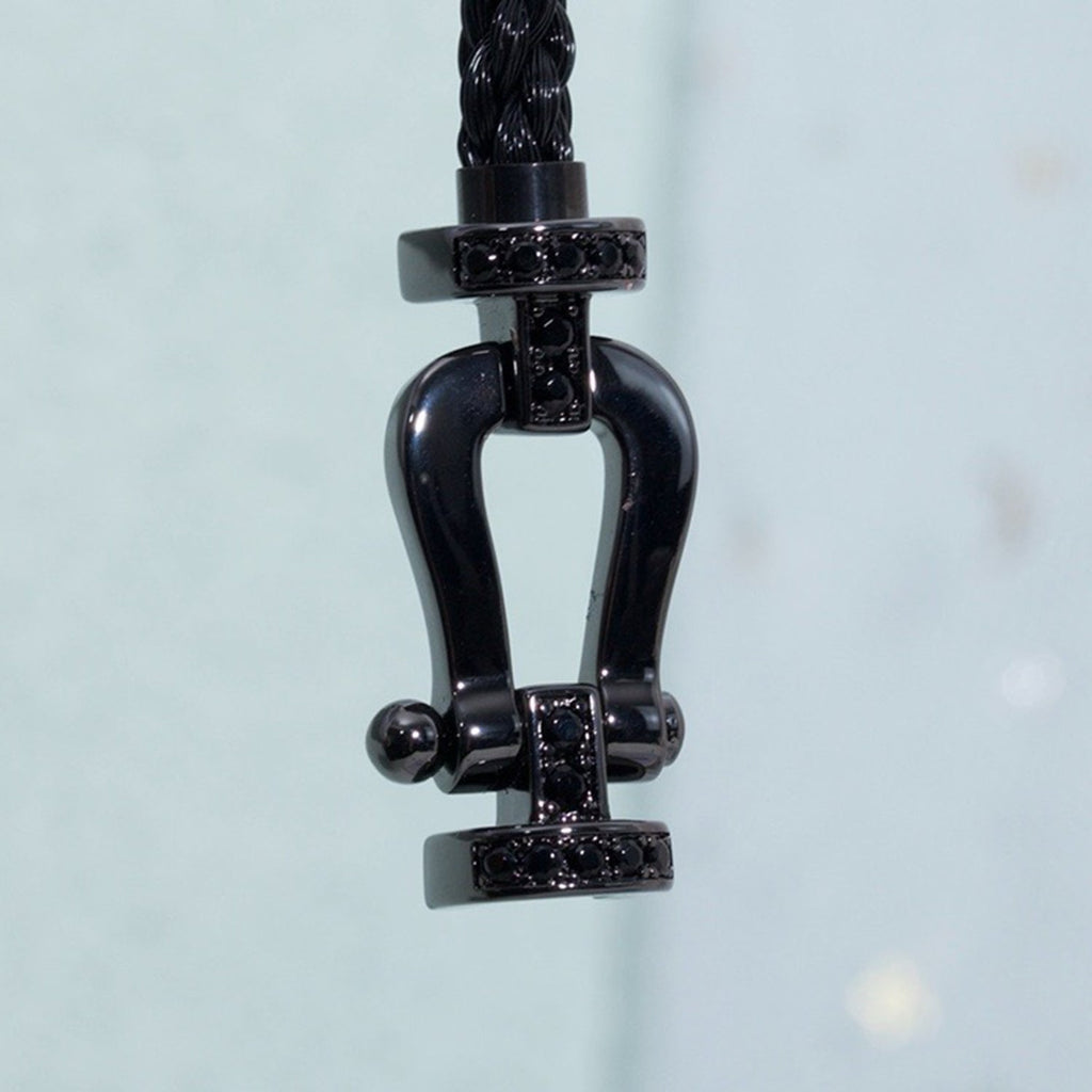¡®Imperial¡¯FORCE LARGE SERIES HORSESHOE BLACK SAMURAI BRACELET