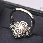 ¡®Imperial¡¯LOOP RING FULL MOTIF DIAMOND 16MM SILVE