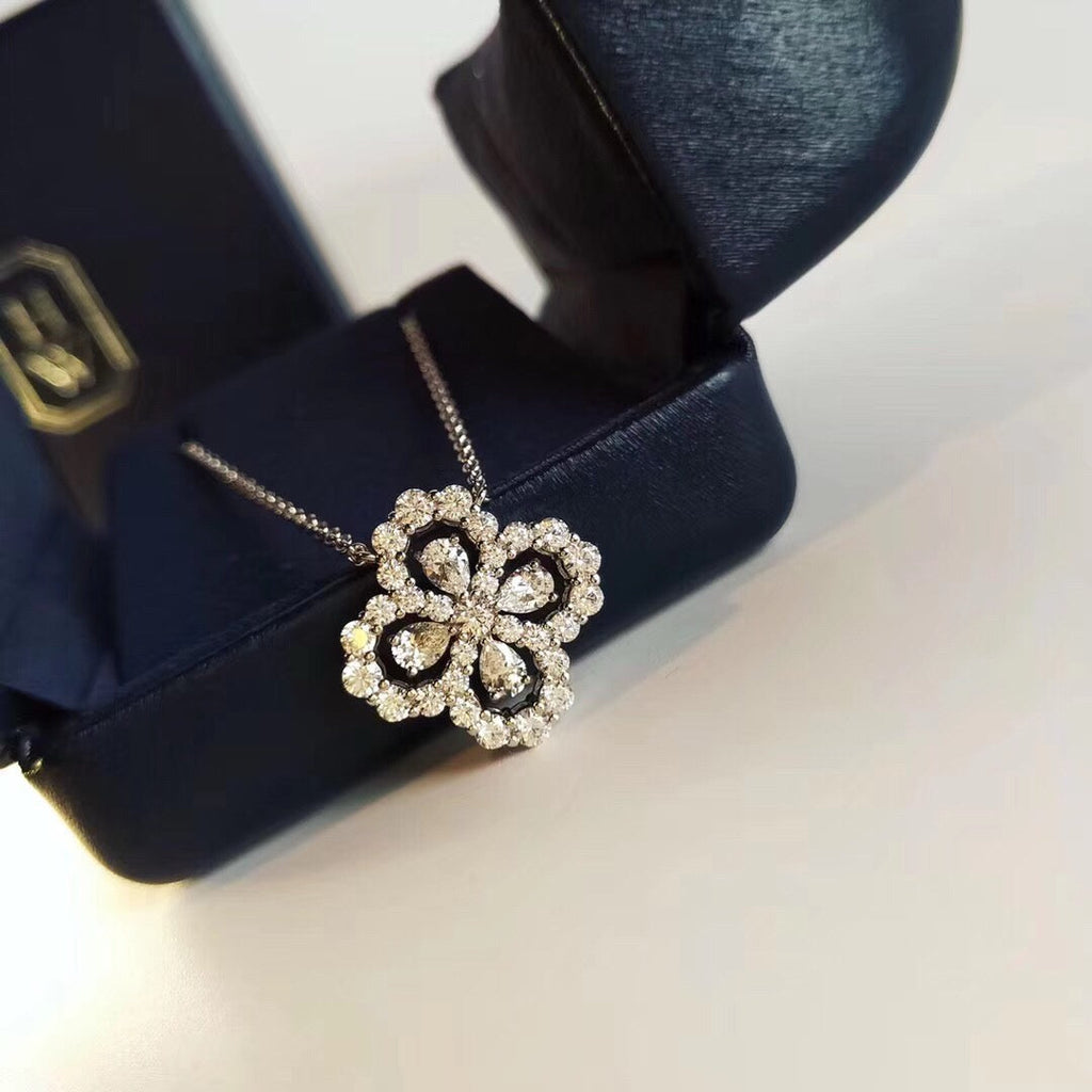 ¡®Imperial¡¯LOOP NECKLACE FULL MOTIF DIAMOND 16MM MULTIPLE COLORS