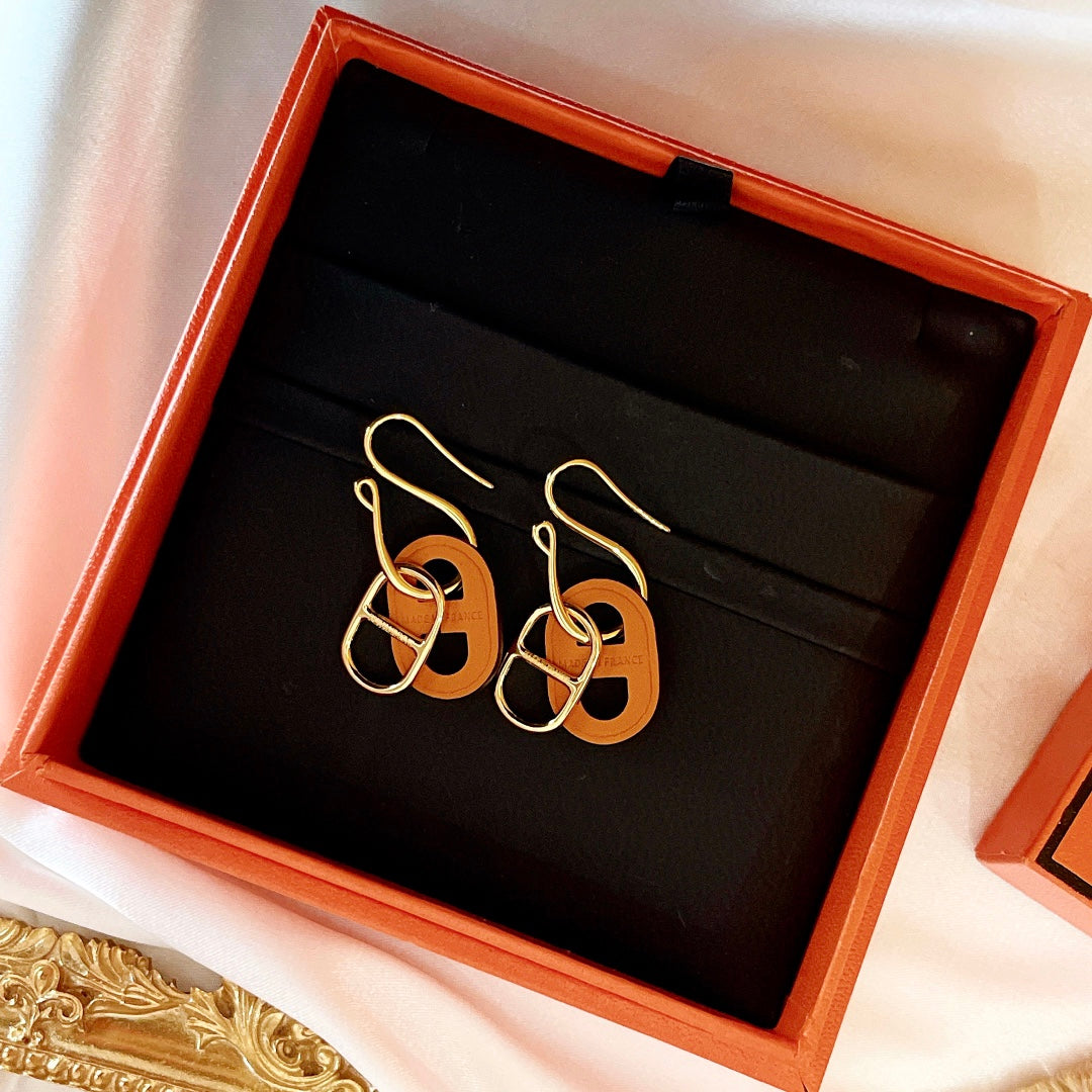¡®Imperial¡¯HM O'MAILLON GOLD EARRINGS