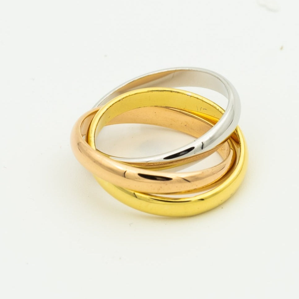 ¡®Imperial¡¯TRINITY RING GOLD PINK GOLD SILVER