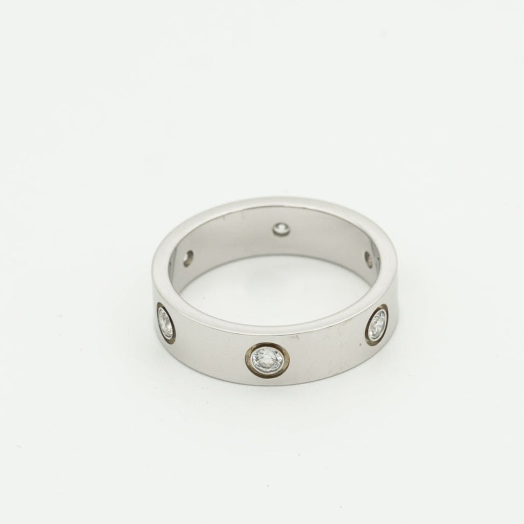 ¡®Imperial¡¯LOVE RING 5.5MM 6 DIAMONDS SILVER