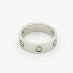 ¡®Imperial¡¯LOVE RING 5.5MM 3 DIAMONDS SILVER