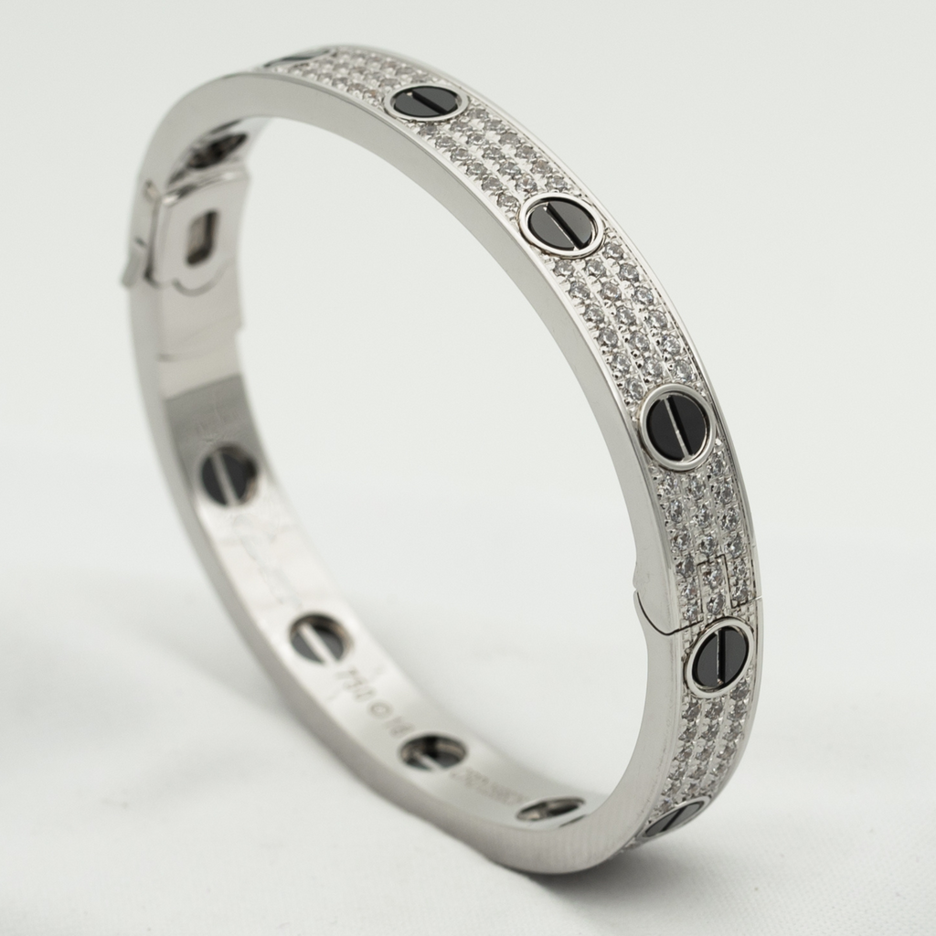 ¡®Imperial¡¯LOVE BRACELET 6.1MM DIAMOND-PAVED CERAMIC
