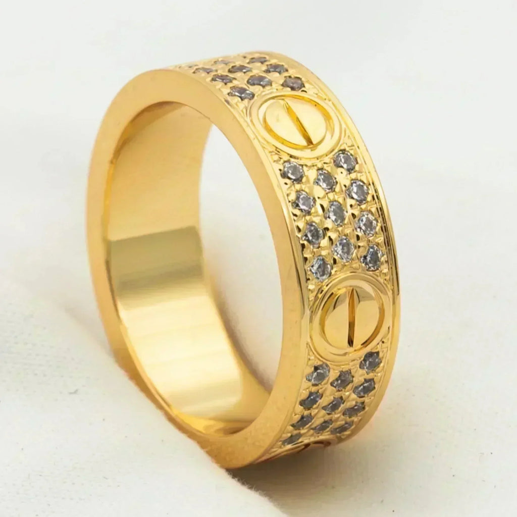 ¡®Imperial¡¯LOVE RING 5.5MM DIAMONDS PAVED