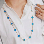 ¡®Imperial¡¯CLOVER 20 MOTIFS TURQUOISE GOLD