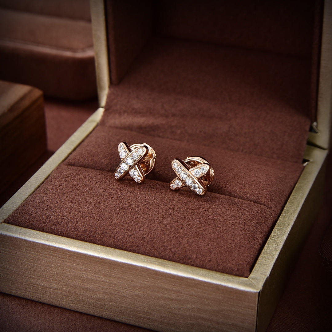 ¡®Imperial¡¯JEUX DE GOLD DIAMOND EARRINGS