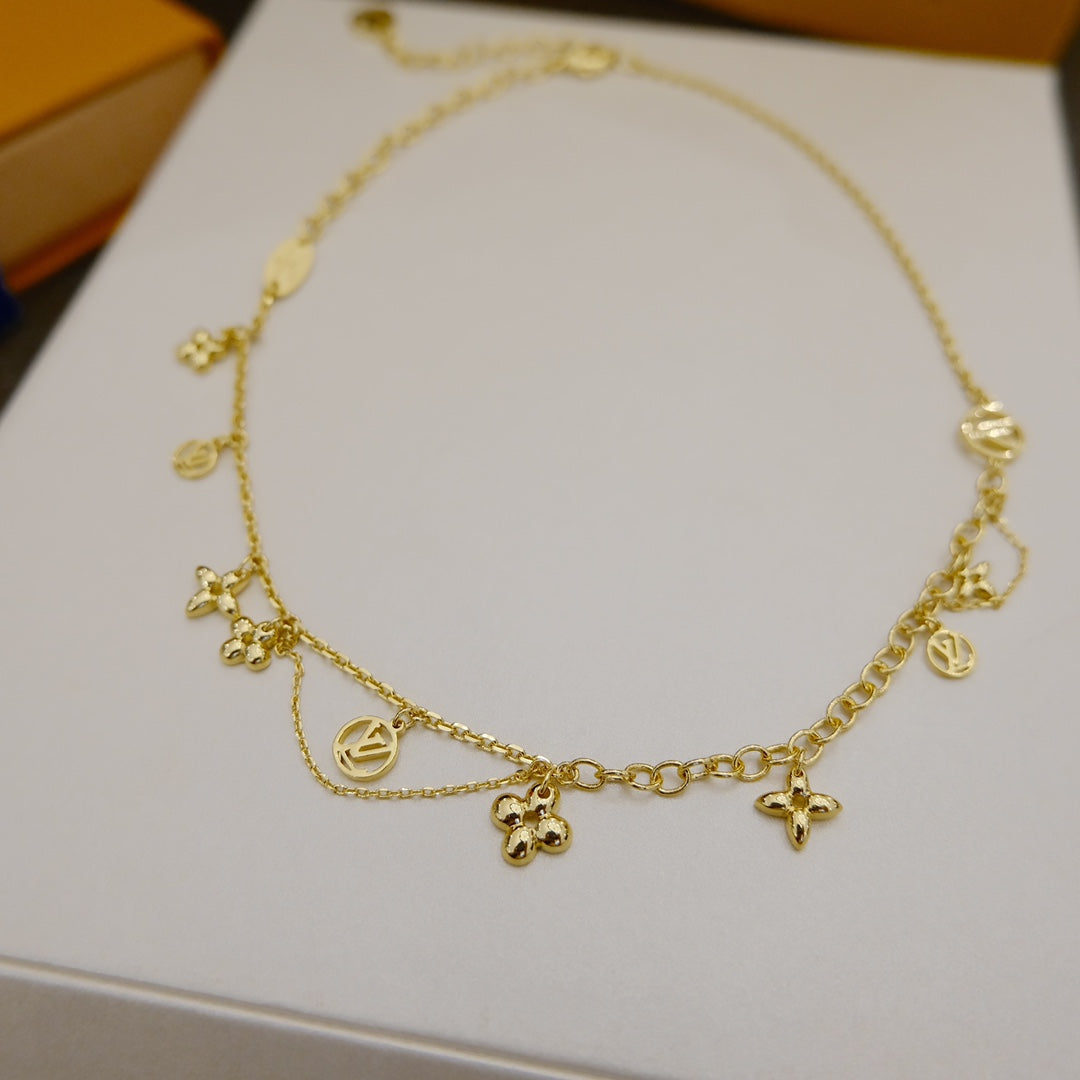 ¡®Imperial¡¯BLOOMING SUPPLE NECKLACE BRASS