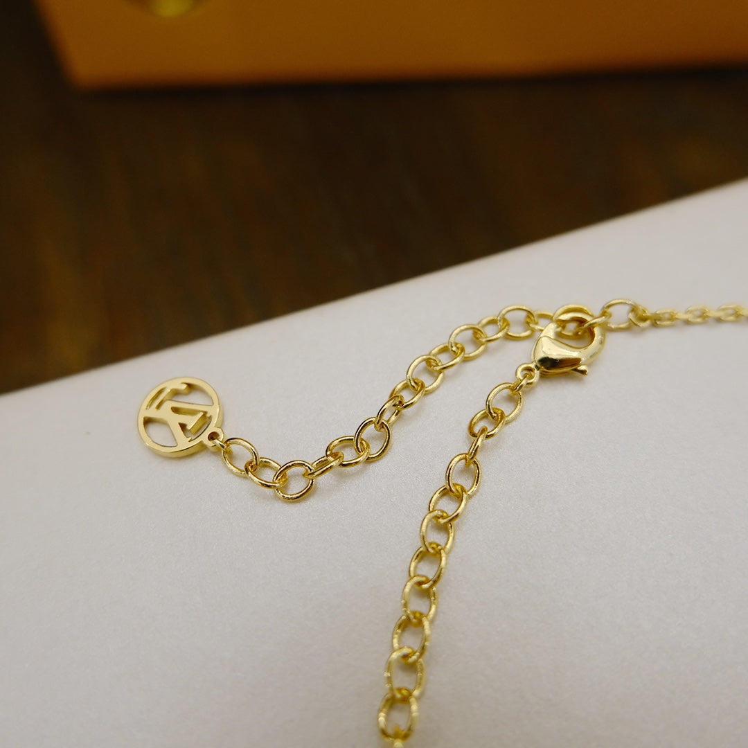 ¡®Imperial¡¯BLOOMING SUPPLE NECKLACE BRASS