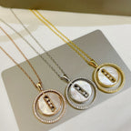 [Imperial] MOVE MM NACRE BLANCHE DIAMOND NECKLACE