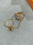 ¡®Imperial¡¯HM KELLY CLOCHETTE DOUBLE RING IN  WITH DIAMONDS