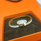 ¡®Imperial¡¯CLASSIC HM CLIC WHITE 8MM ENAMEL BRACELET