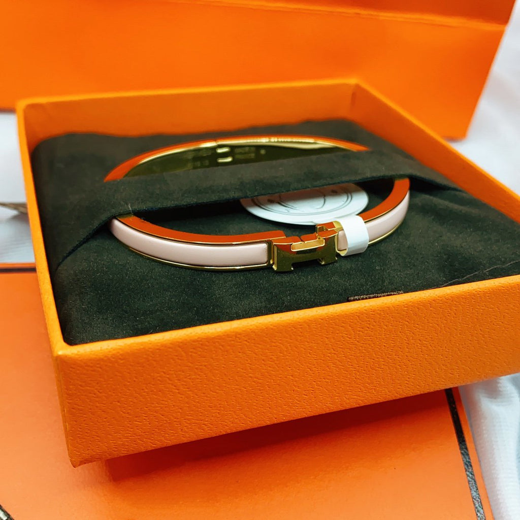 ¡®Imperial¡¯CLASSIC HM CLIC  PINK 8MM ENAMEL BRACELET